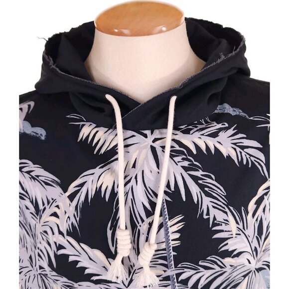 Palm Angels Allover Palm Print Pullover Shirt Size 48 M Oversized Mens New - Picture 2 of 13